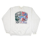 HANES Jacksonville Florida Super Bowl 2005 Mens Sweatshirt White USA 2XL