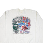 HANES Jacksonville Florida Super Bowl 2005 Mens Sweatshirt White USA 2XL