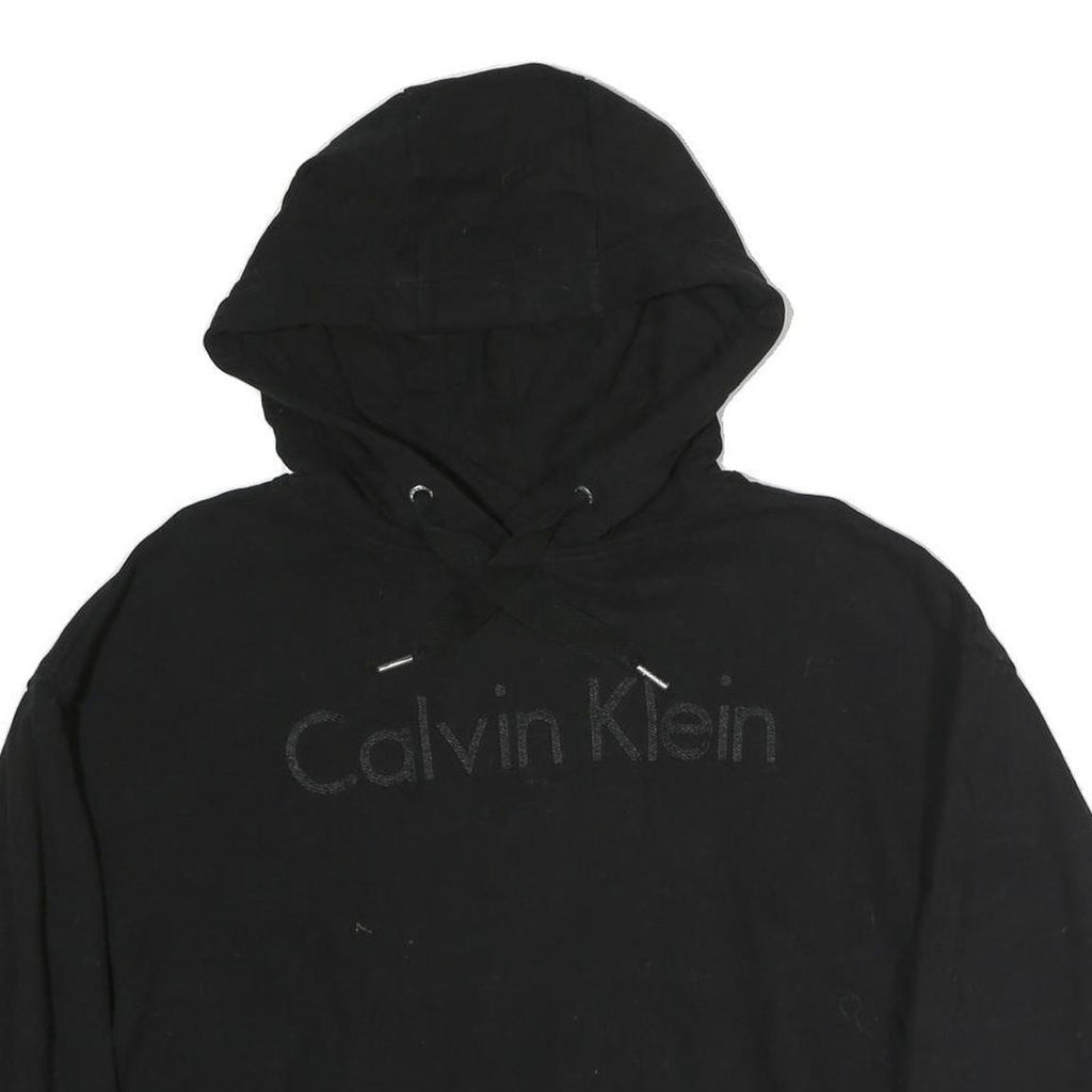 CALVIN KLEIN PERFORMANCE Womens Black Hoodie XL Cotton Pullover Casual