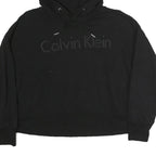 CALVIN KLEIN PERFORMANCE Womens Black Hoodie XL Cotton Pullover Casual