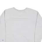 CHAMPION Mens Grey Crew Neck XL Cotton Blend Sweatshirt Pullover Casual Wear
