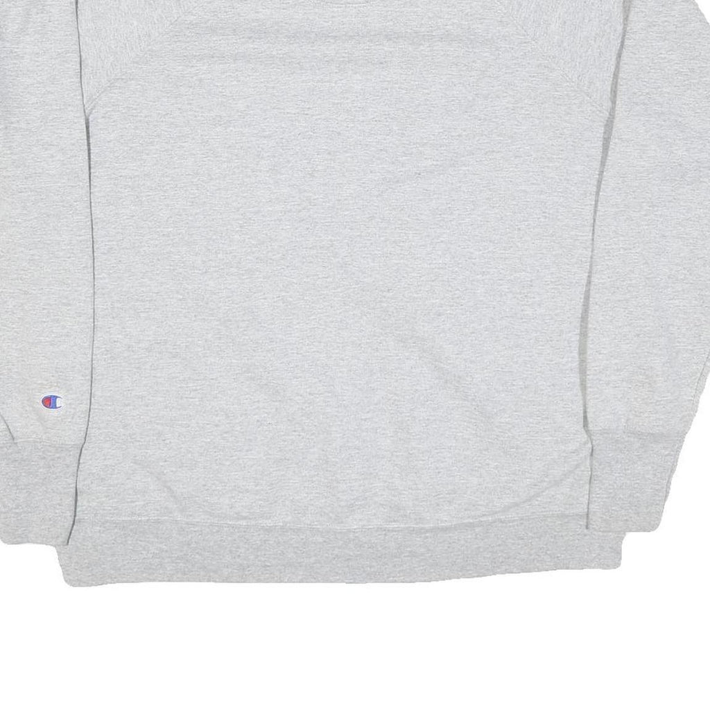 CHAMPION Mens Grey Crew Neck XL Cotton Blend Sweatshirt Pullover Casual Wear