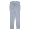 LEVI'S 524 Superlow Striped Womens Jeans Blue Slim Skinny W28 L30