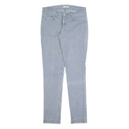 LEVI'S 524 Superlow Striped Womens Jeans Blue Slim Skinny W28 L30