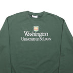 CHAMPION Mens Green Washington University In St Louis Crew Neck M College