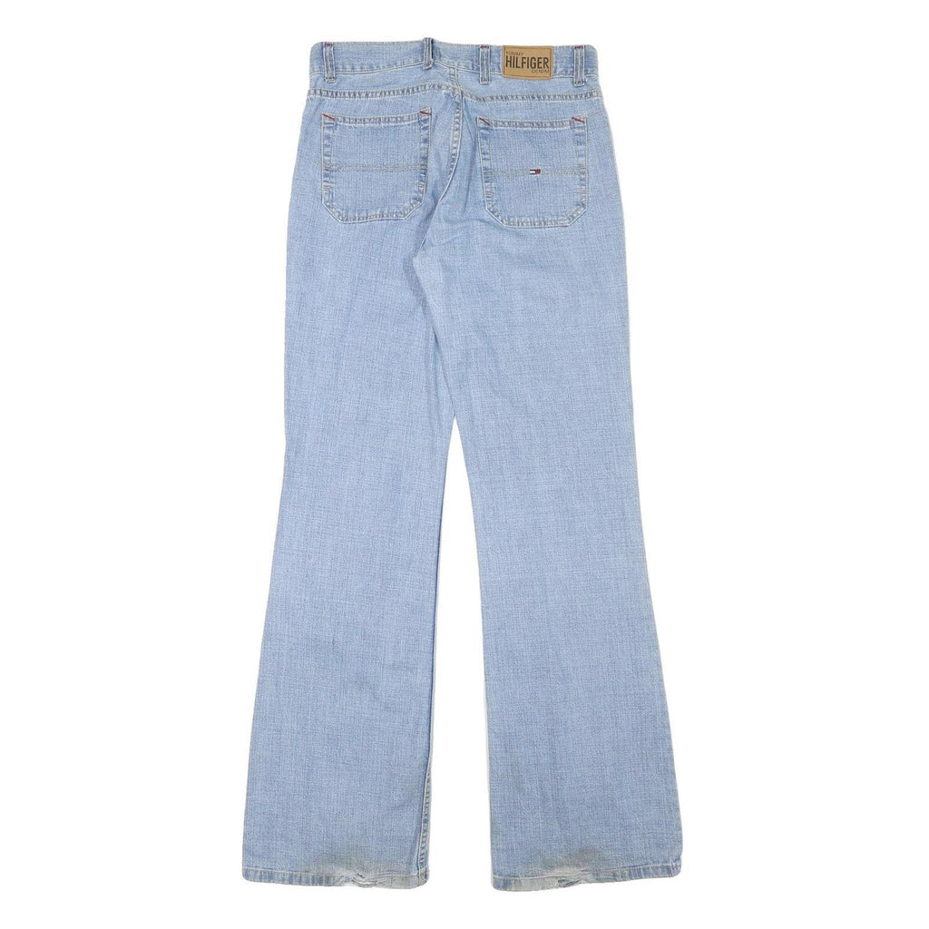 TOMMY HILFIGER Womens Jeans Blue Relaxed Bootcut Denim Light W30 L34 Classic