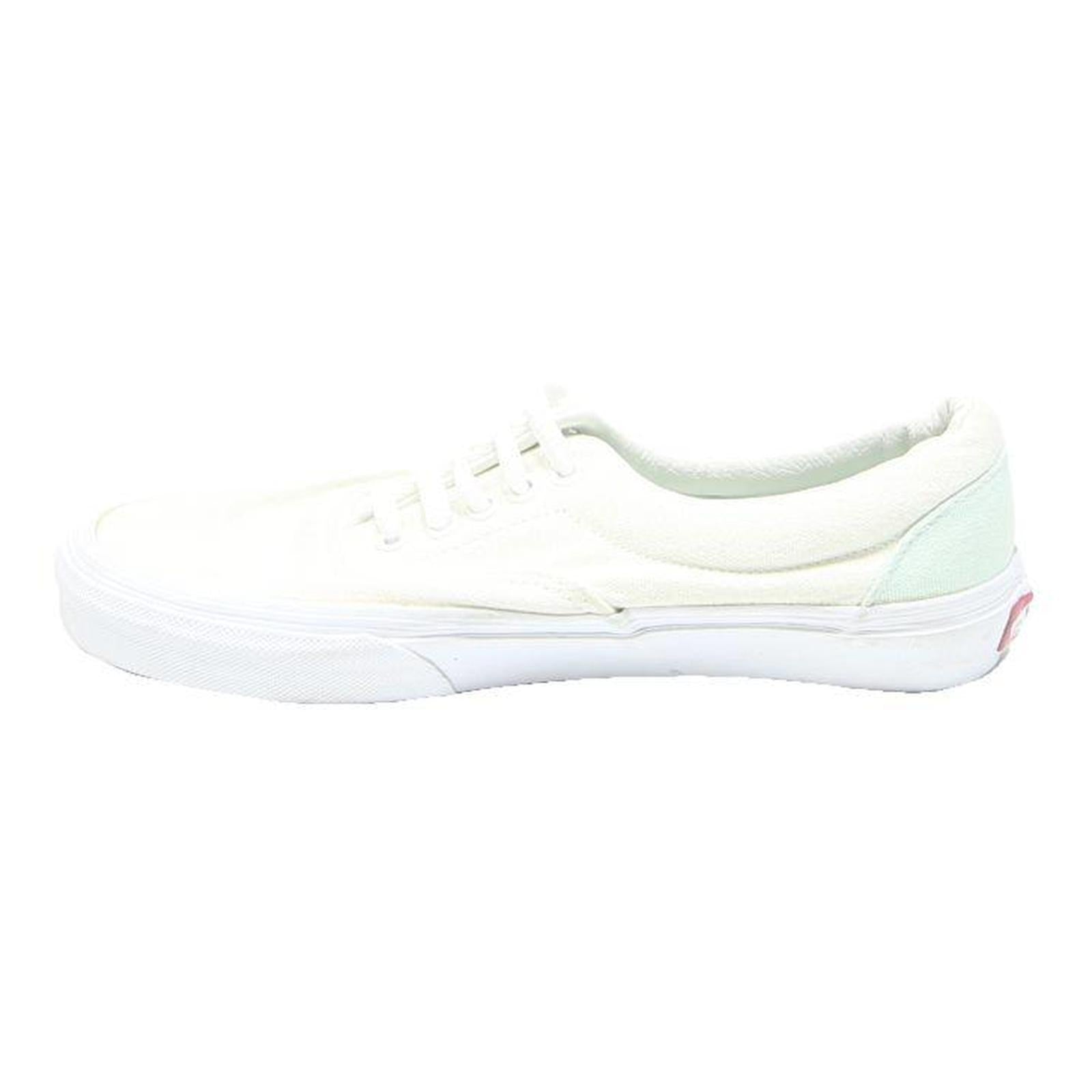 VANS Authentic Womens Sneaker Canvas White & Mint UK 5.5 Classic Low Top