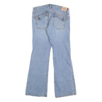 LEVI'S Womens Jeans Blue Slim Flared Denim W32 L32 Classic Zip Pocket