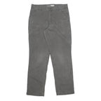CARHARTT Mens Cotton Blend Relaxed Fit Grey Trousers W34 L34 Casual Workwear