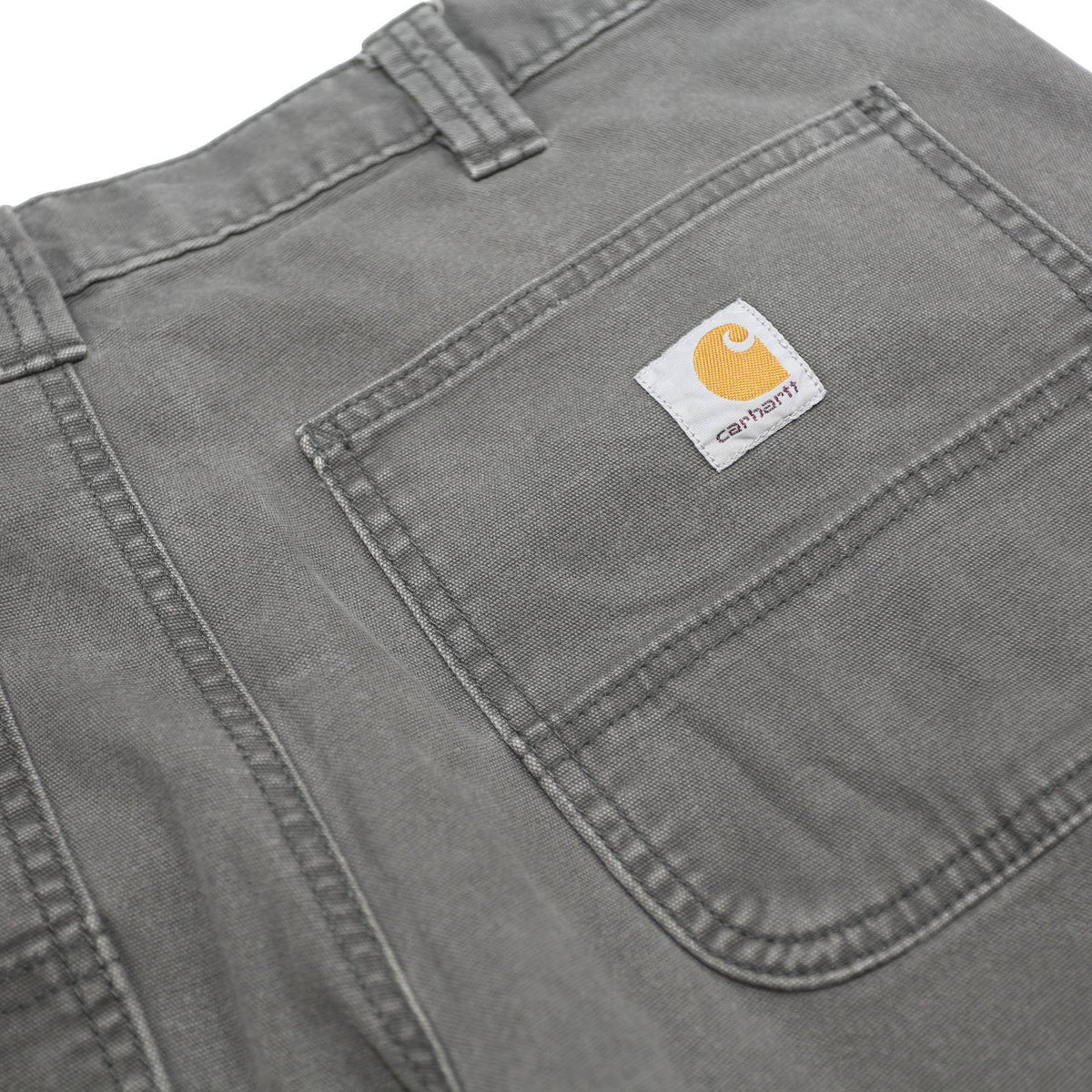 CARHARTT Mens Cotton Blend Relaxed Fit Grey Trousers W34 L34 Casual Workwear