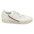 ADIDAS Continental 80 Womens Leather Low Top Trainers White Red Blue UK 4 Retro