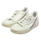 ADIDAS Continental 80 Womens Leather Low Top Trainers White Red Blue UK 4 Retro