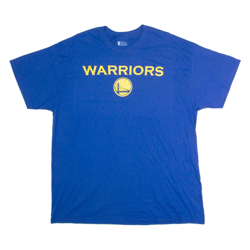 NBA Golden State Warriors Mens T-Shirt Blue USA Crew Neck XL