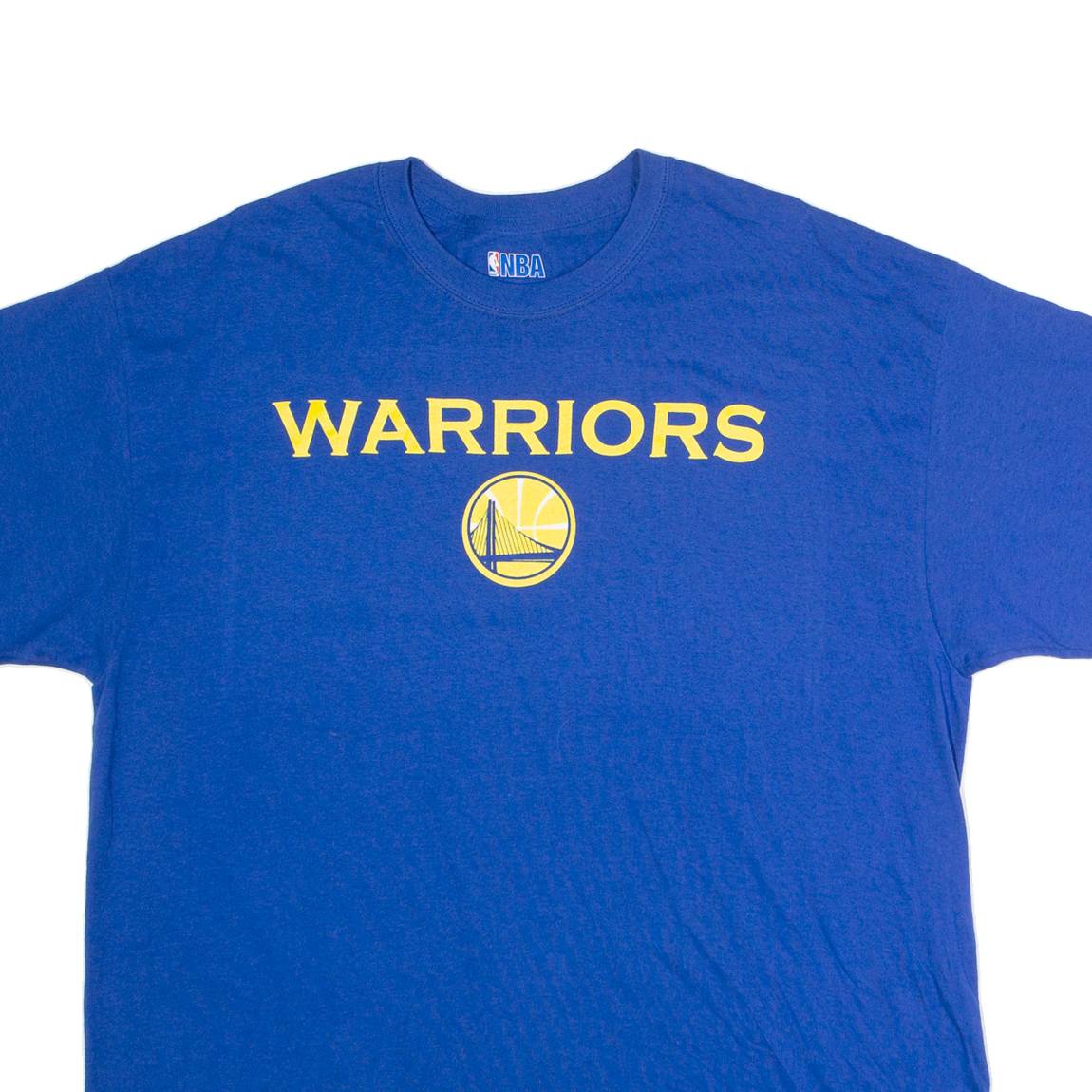 NBA Golden State Warriors Mens T-Shirt Blue USA Crew Neck XL
