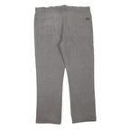 DICKIES Mens Jeans Grey Regular Straight Denim W42 L30 Workwear Zip Closure