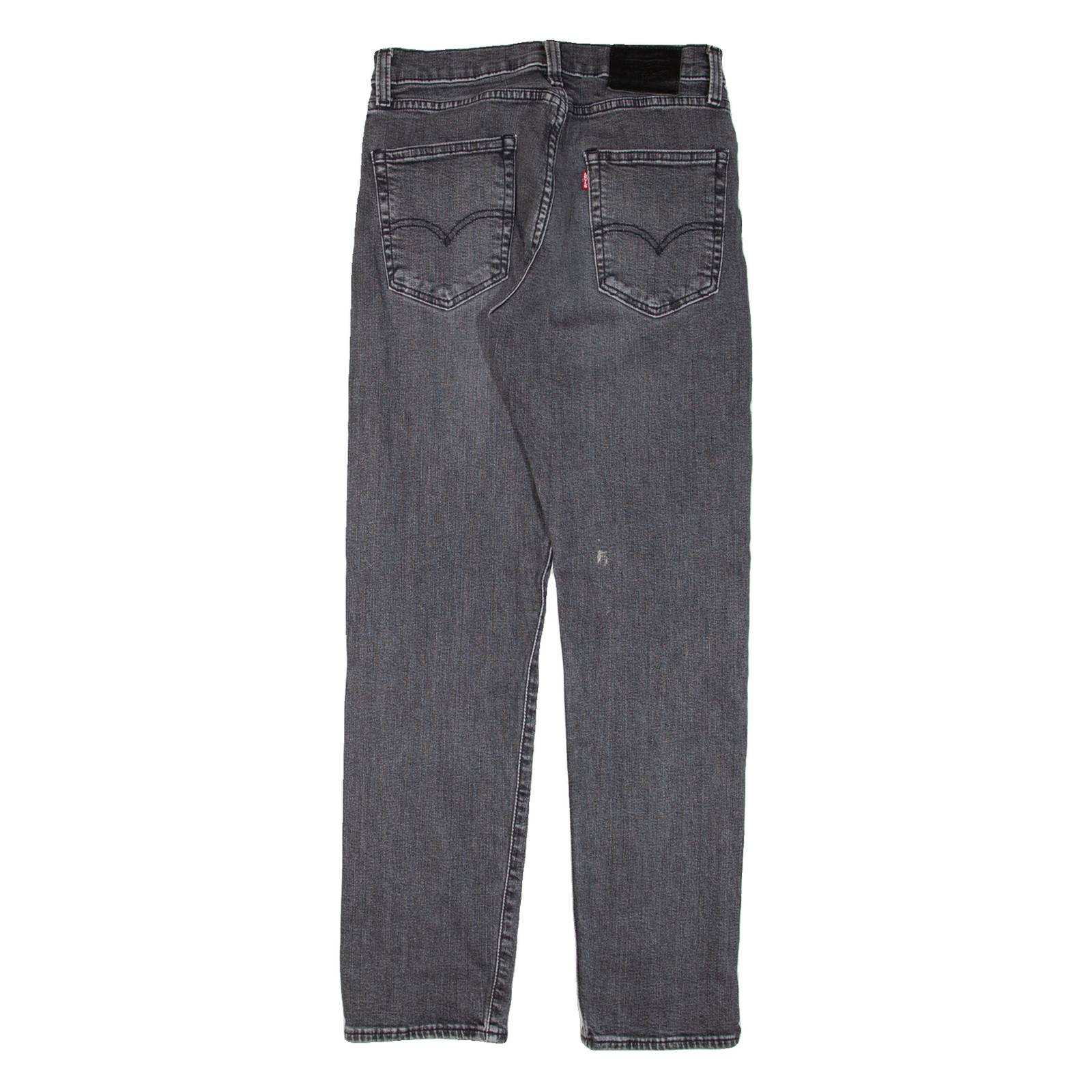 LEVI'S 502 Jeans BIG E Mens Grey Regular Tapered W30 L29