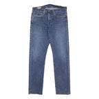 LEVI'S 502 Big E Mens Jeans Blue Slim Straight Denim Medium W31 L32 Classic Fit