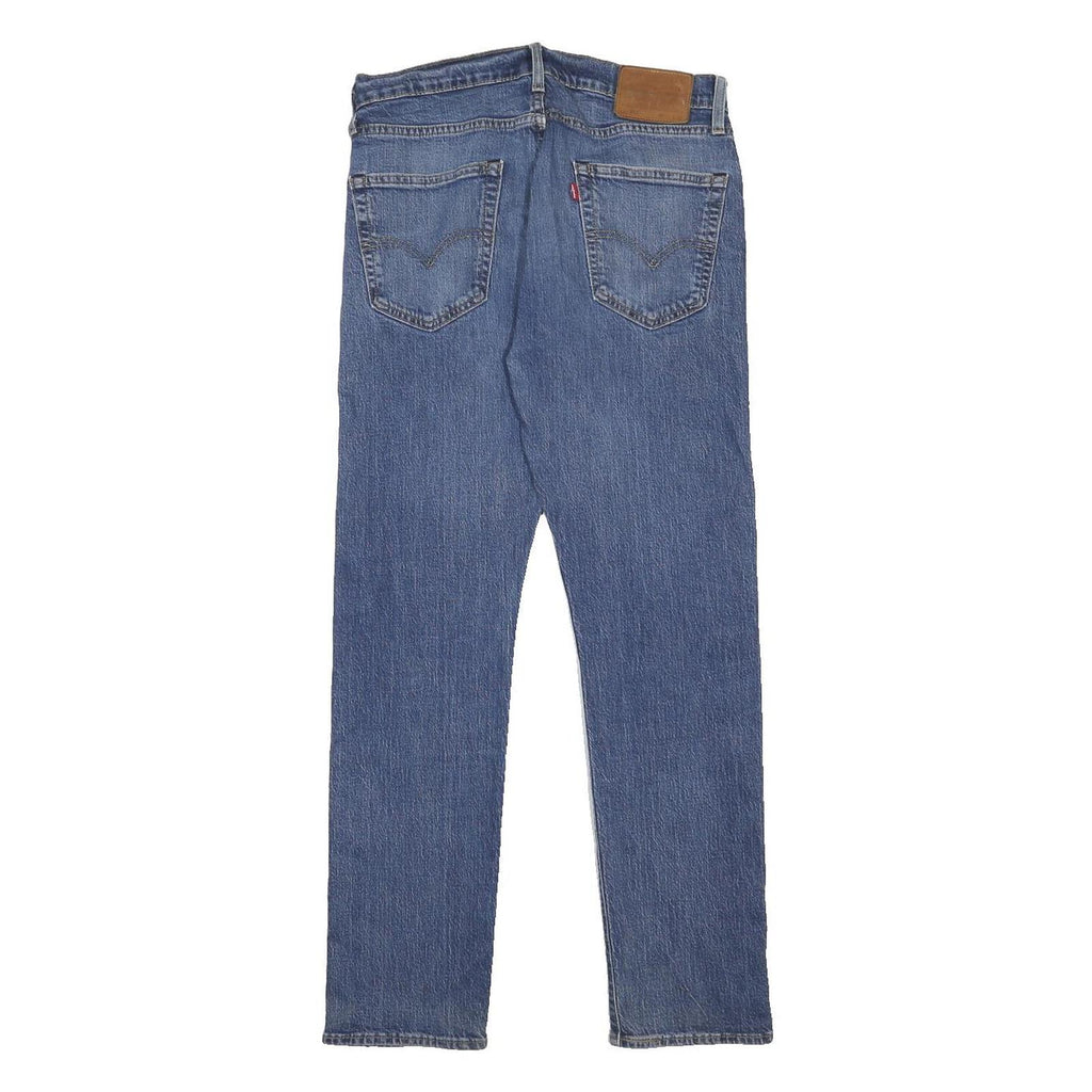 LEVI'S 502 Big E Mens Jeans Blue Slim Straight Denim Medium W31 L32 Classic Fit