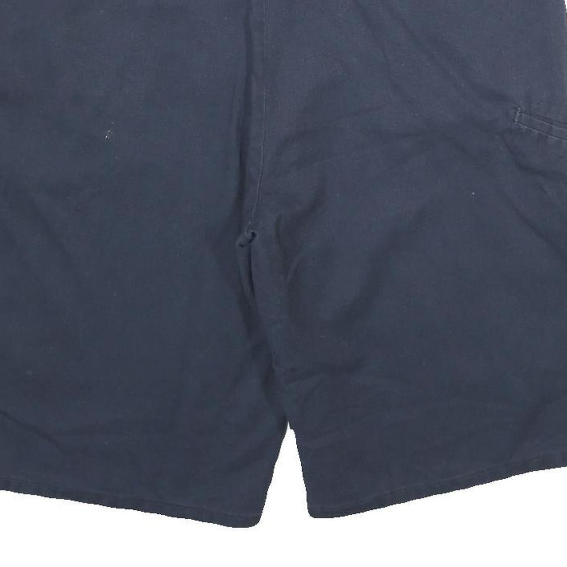 DICKIES Mens Shorts Navy Blue Casual XL W38 Polyester Blend Classic Fit Workwear
