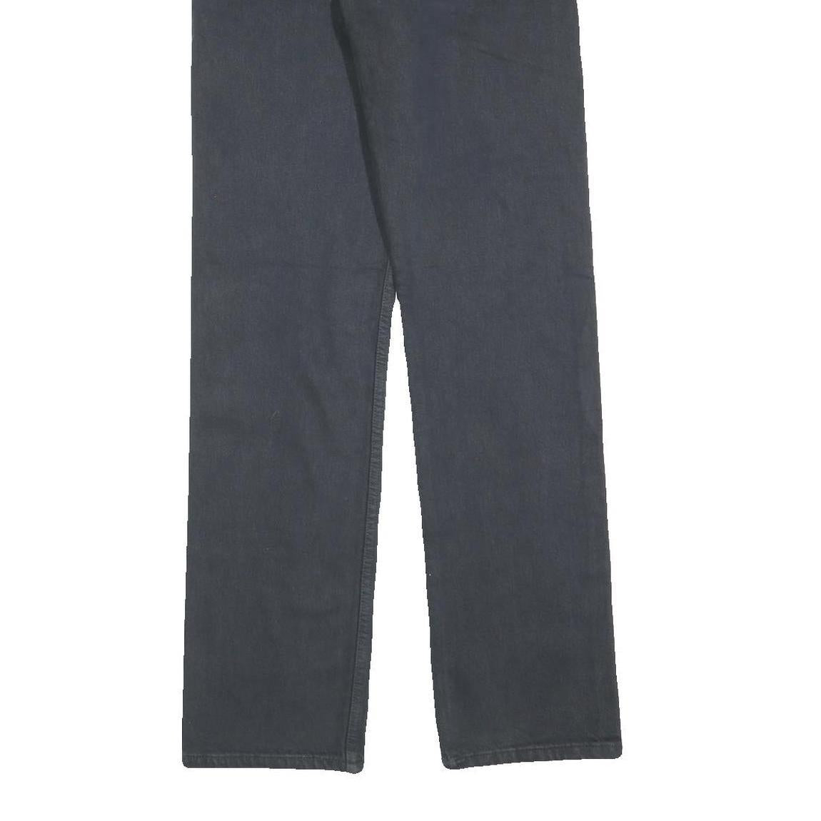 LEVI'S 501 Mens Jeans Black Regular Straight Denim W27 L32 Classic Button Fly