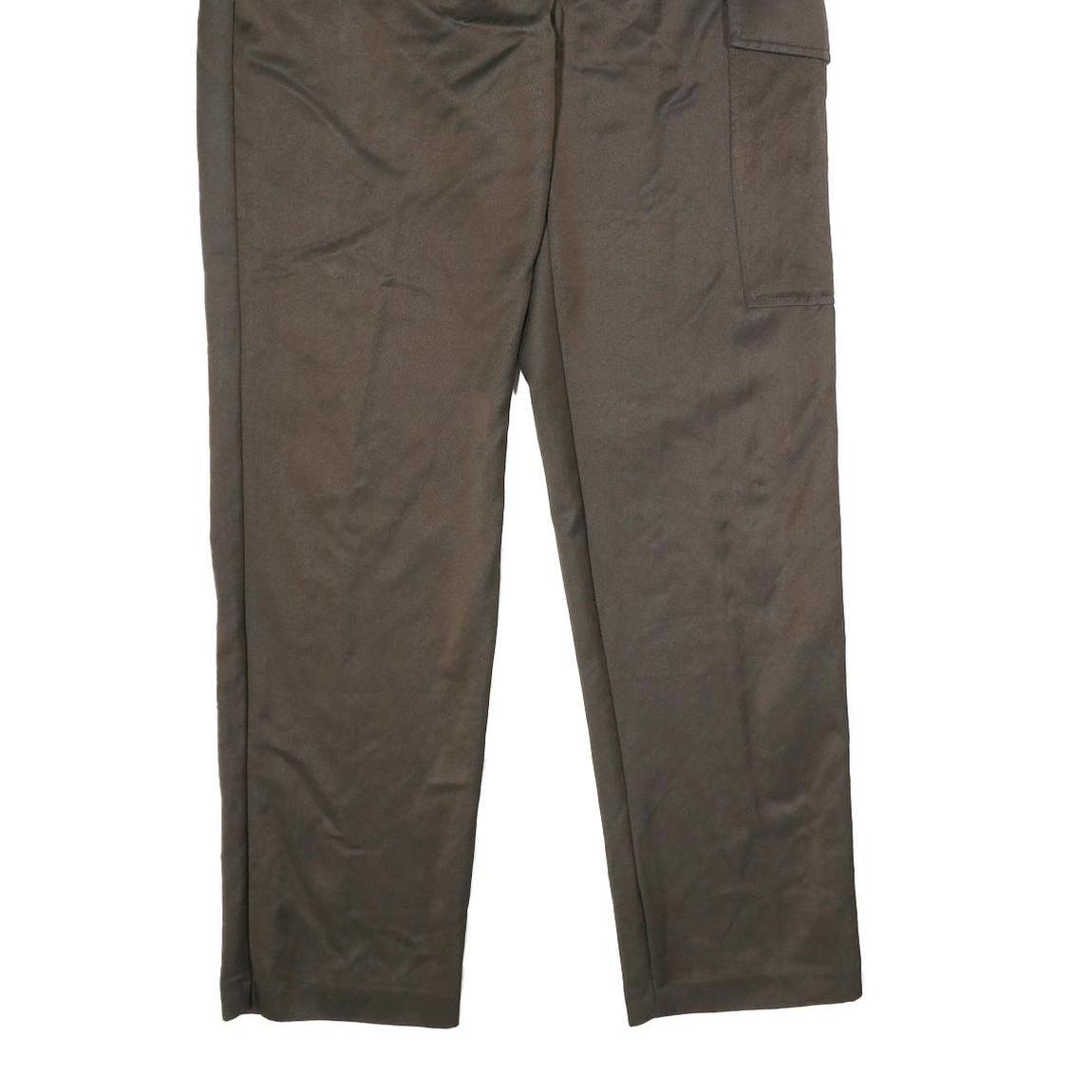 REISS Womens Viscose Blend Brown Regular Straight Trousers W26 L32 Elegant