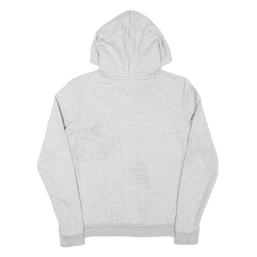 PUMA Womens Grey Pullover Hoodie S Cotton Blend Casual Sports Sweatshirt