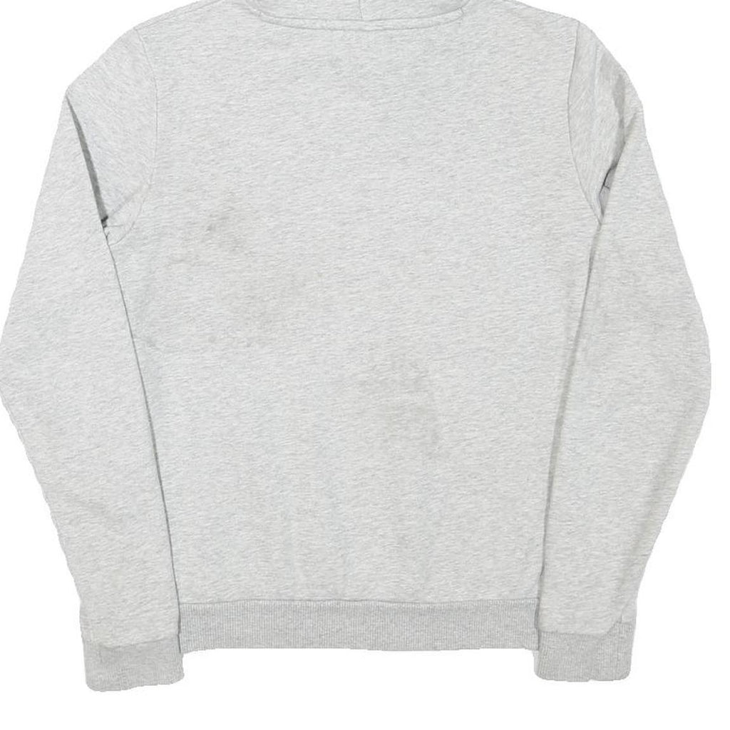 PUMA Womens Grey Pullover Hoodie S Cotton Blend Casual Sports Sweatshirt