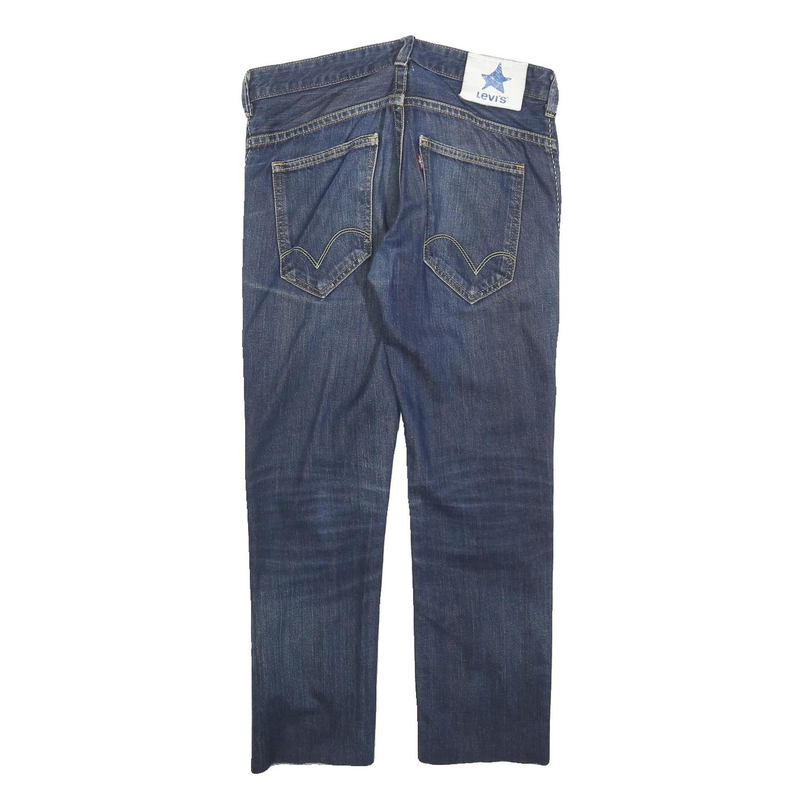 LEVI'S Mens Jeans Blue Regular Straight Denim Medium W32 L26 Classic Cotton