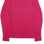 TOMMY HILFIGER Mens Red Plain V-Neck Basic Knit Jumper M Cotton Blend