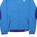 ODLO Womens Blue & Navy Zip Jacket XS Polyester Blend Athletic Activewear