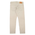 LEVI'S 502 Jeans Mens Beige Regular Tapered W30 L27