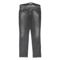 LEVI'S 571 Womens Jeans Grey Slim Skinny Denim Medium W32 L31 Stylish