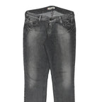 LEVI'S 571 Womens Jeans Grey Slim Skinny Denim Medium W32 L31 Stylish