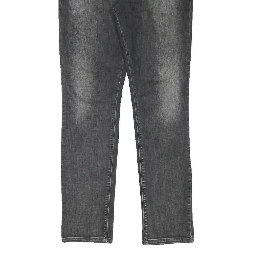 LEVI'S 571 Womens Jeans Grey Slim Skinny Denim Medium W32 L31 Stylish