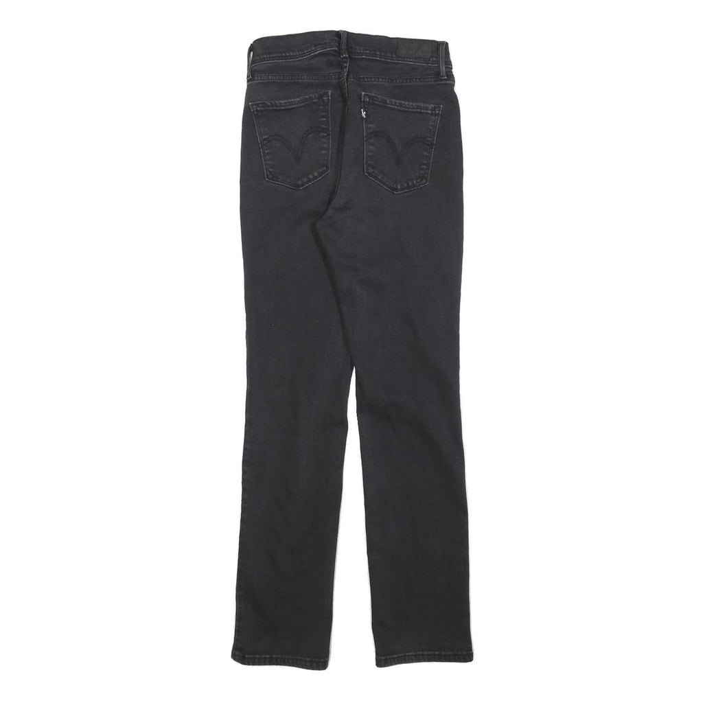 LEVI'S 512 Bootcut Womens Black Slim Denim Jeans W25 L28 Stretch Stylish