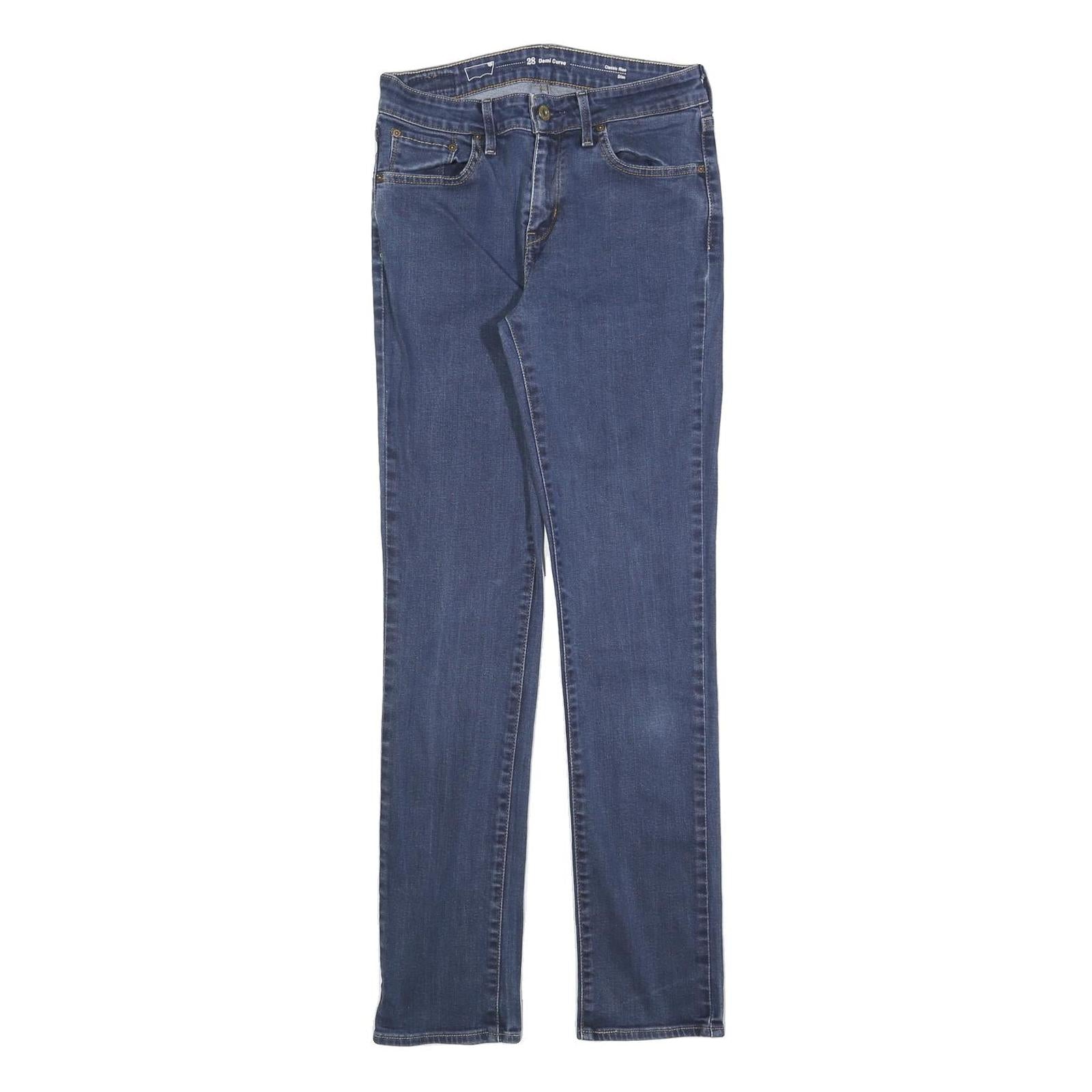 LEVI'S Womens Slim Blue Denim Slim Skinny Jeans Cotton Blend W28 L32