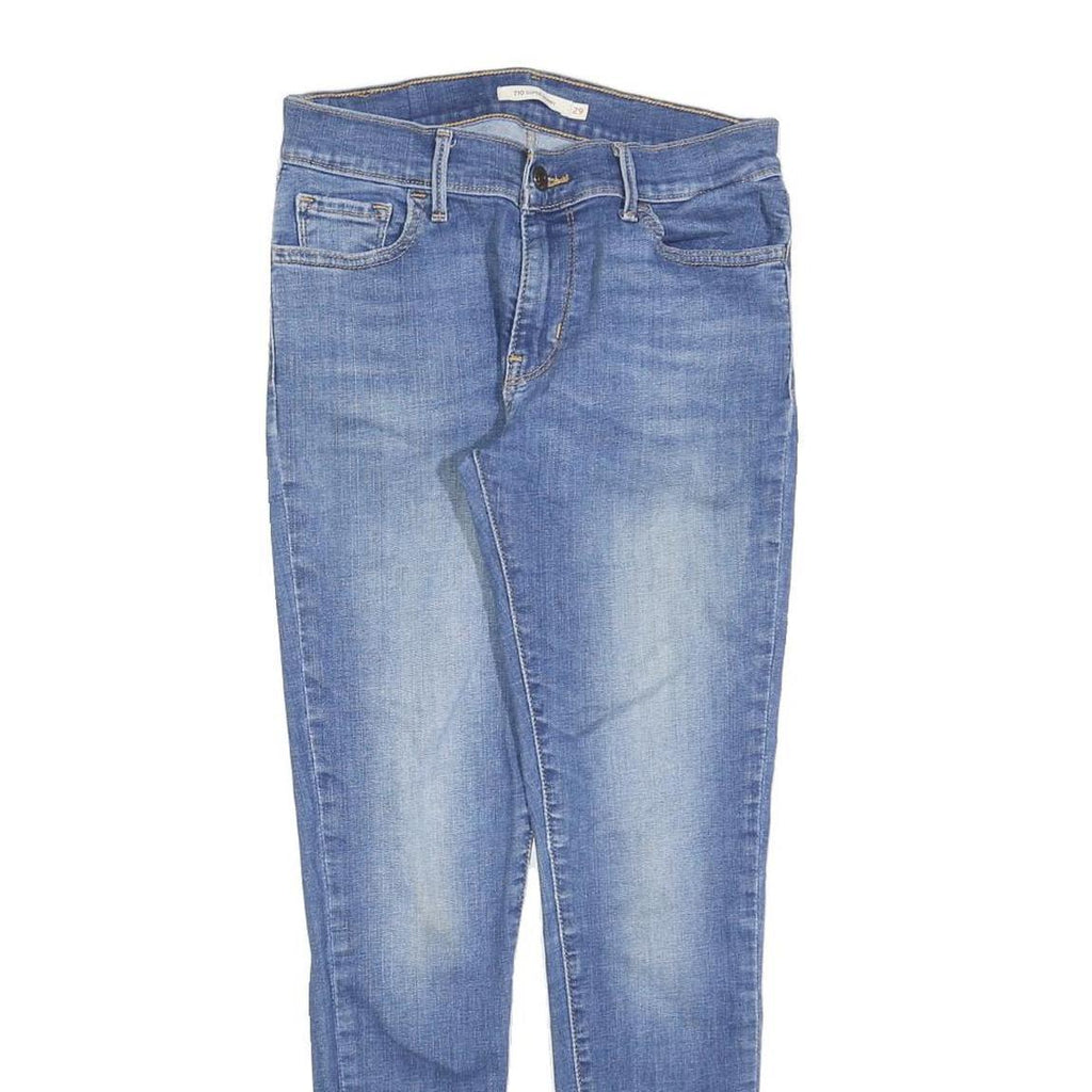 LEVI'S 710 Womens Jeans Blue Slim Skinny Denim Medium Wash W29 L28 Stretch