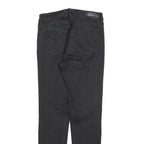 CALVIN KLEIN JEANS Womens Slim Black Denim Jeans W28 L32 Stylish Zip Closure