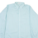LIBERO Mens Shirt Blue Striped Long Sleeve L