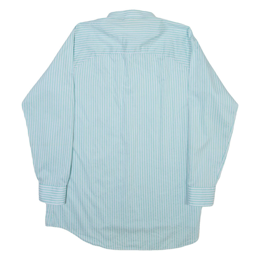 LIBERO Mens Shirt Blue Striped Long Sleeve L