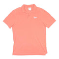 REEBOK Mens Coral Plain Short Sleeve Polo Shirt M Cotton Blend Casual