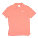 REEBOK Mens Coral Plain Short Sleeve Polo Shirt M Cotton Blend Casual