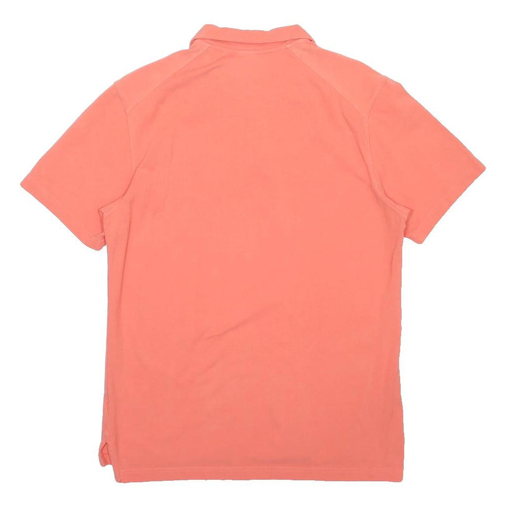REEBOK Mens Coral Plain Short Sleeve Polo Shirt M Cotton Blend Casual