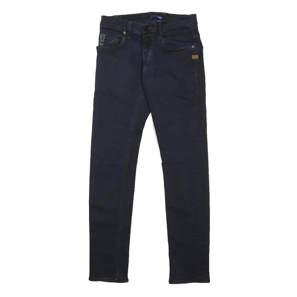 G-STAR Mens Slim Dark Blue Denim Jeans W30 L32 Stylish Button Closure