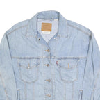 LEVI'S Mens Blue Denim Jacket S Cotton Classic Button Closure Casual