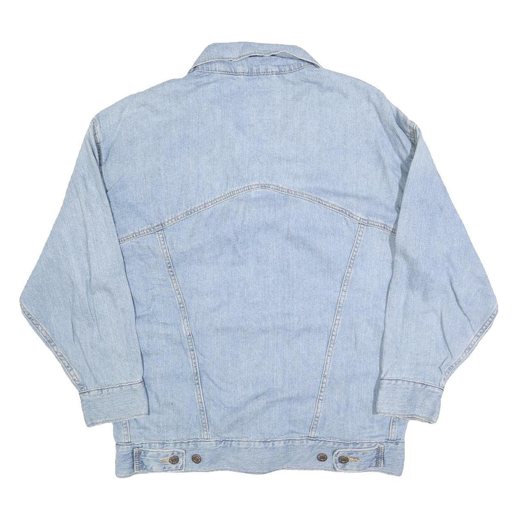 LEVI'S Mens Blue Denim Jacket S Cotton Classic Button Closure Casual
