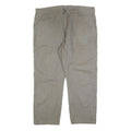 DICKIES Mens Cotton Blend Relaxed W38 L28 Beige Workwear Trousers Zip Closure