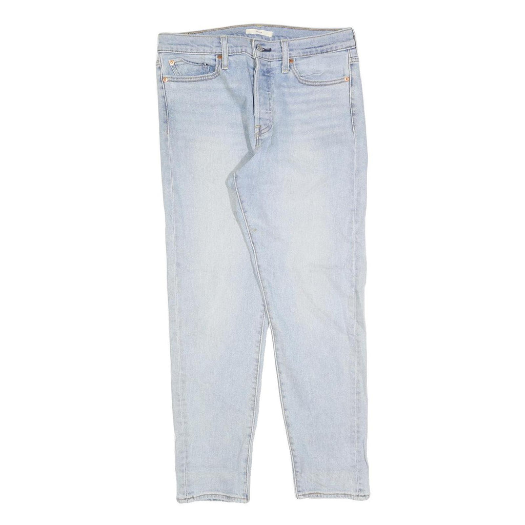 LEVI'S Womens Jeans Light Blue Slim Skinny Denim W29 L28 Cotton Blend Button