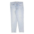 LEVI'S Womens Jeans Light Blue Slim Skinny Denim W29 L28 Cotton Blend Button