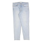 LEVI'S Womens Jeans Light Blue Slim Skinny Denim W29 L28 Cotton Blend Button